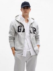 Gap Bluza 851516-19 Szary Regular Fit. Szare bluzy bez kaptura męskie GAP, m, z bawełny. Za 139.99 zł.