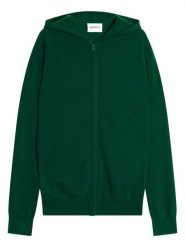 Perfect Cashmere Kaszmirowy kardigan "Eldo" w kolorze zielonym rozmiar: M. Zielone kardigany męskie Perfect Cashmere, m, bez wzorów, z kaszmiru, bez kołnierzyka. Za 435.11 zł.