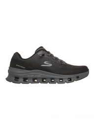Buty sportowe Sneakersy męskie, Glide-Step Pro - Waverra. Czarne buty sportowe na co dzień męskie Skechers, z materiału, bez zapięcia, trekkingowe. Za 299.99 zł.