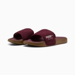 Puma Klapki Leadcat 2.0 Palermo 39904108. Czerwone klapki damskie Puma, bez wzorów, z materiału, bez obcasa. Za 142.79 zł.
