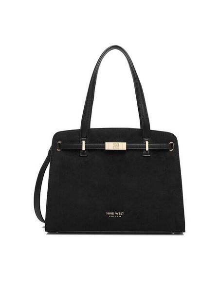 Nine West Torebka CEO-MODERN GRACE-LDA9516 Czarny. Czarne torebki klasyczne damskie Nine West, bez wzorów, z materiału, bez dodatków. Za 279.99 zł.