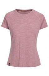 Dlx Katie - damska koszulka krótkim rękawem Light Mulberry Marl. Fioletowe t-shirty damskie DLX, s, bez wzorów, bez kołnierzyka. Za 179.99 zł.