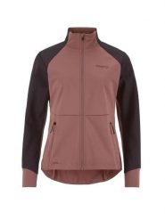 Craft CORE Essence Nordic Jacket 2 W – Kurtka softshell 3-warstwowa. Brązowe kurtki damskie Craft, xl, bez wzorów, z dżerseju, bez kaptura. Za 628.00 zł.