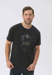 T-shirt z nadrukiem, Comfort Fit, T-SKULL. Szare t-shirty męskie Volcano, l, bez wzorów, z bawełny, bez kołnierzyka. Za 69.99 zł.
