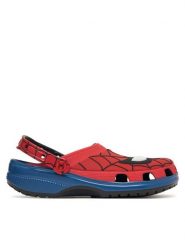 Crocs Klapki Spider-Man Classic Clog 213518 Czerwony. Czerwone klapki i japonki męskie Crocs, z tworzywa sztucznego. Za 299.99 zł.