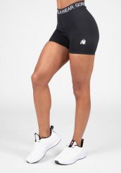 Szorty damskie Gorilla Wear Colby. Czarne spodenki sportowe damskie GORILLA WEAR, l, z elastanu, na fitness i siłownię. Za 196.10 zł.