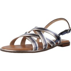 Sandały GEOX D SOZY PLUS Niebieski. Niebieskie obuwie trekkingowe damskie Geox, bez wzorów, ze skóry, bez obcasa. Za 290.99 zł.