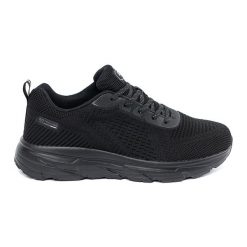 DK Sportowe lekkie buty męskie czarne. Czarne buty sportowe na co dzień męskie z tkaniny, bez zapięcia, na fitness i siłownię. Za 181.89 zł.