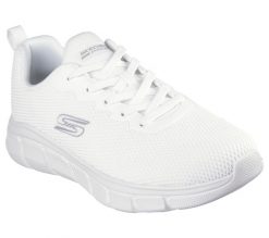 Buty sportowe męskie Skechers Bobs B Flex Chill. Białe buty sportowe na co dzień męskie Skechers, z materiału, bez zapięcia, trekkingowe. Za 306.00 zł.