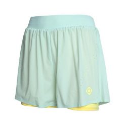 Spodenki sportowe CAGLIARI, lekkie, oddychające i szybkoschnące. Niebieskie spodenki sportowe damskie IZAS, z nylonu, na fitness i siłownię. Za 226.04 zł.