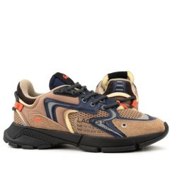 Buty męskie sportowe do chodzenia Lacoste L003 NEO. Brązowe buty sportowe na co dzień męskie Lacoste, z gumy, bez zapięcia, trekkingowe. Za 504.20 zł.