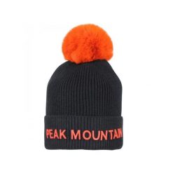 Czapka Peak Mountain Maitresse. Czarne czapki męskie Peak Mountain, bez wzorów, sportowe. W wyprzedaży za 124.50 zł.