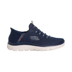 Obuwie treningowe Mężczyzna Skechers Summits High Range granatowy. Niebieskie buty fitness męskie Skechers, na fitness i siłownię. Za 329.99 zł.