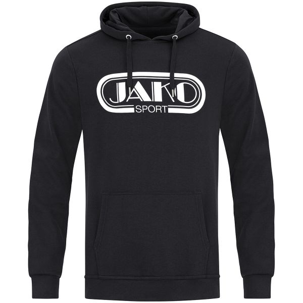 Bluza z kapturem Jako Retro. Czarne bluzy z kapturem męskie Jako, l, z bawełny. Za 206.40 zł.