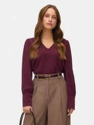 Vero Moda Bluzka Esme 10338288 Bordowy Regular Fit. Czerwone topy sportowe damskie Vero Moda, m, bez wzorów, z syntetyku, bez ramiączek. Za 139.99 zł.