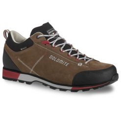 Buty trekkingowe męskie Dolomite Cinquantaquattro Hike Low Evo GTX. Szare buty trekkingowe męskie Dolomite, bez zapięcia, trekkingowe. W wyprzedaży za 790.00 zł.