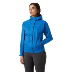 Kurtka przeciwdeszczowa damska Helly Hansen Loke. Niebieskie kurtki damskie Helly Hansen, m, bez kaptura. Za 494.00 zł.