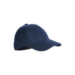 Czapka z daszkiem BA550. Niebieskie czapki męskie KIPSTA, bez wzorów, z bawełny. Za 29.99 zł.