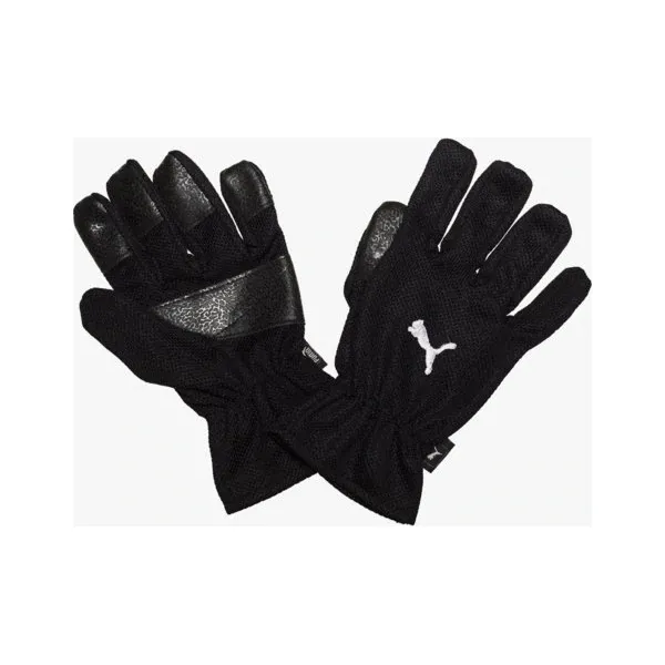 Puma Rękawiczki Winter Players , czarny, rozmiar S. Czarne rękawiczki męskie Puma, bez wzorów, z materiału. Za 39.99 zł.