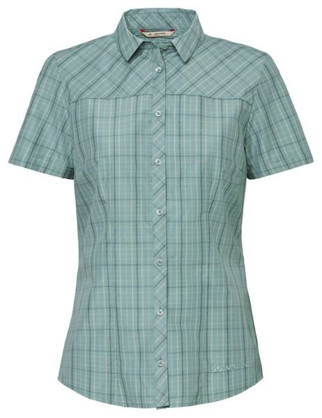 Koszula-bluzka damska Tacun Shirt II. Zielone koszule damskie Vaude, na lato, bez wzorów, z materiału, bez kołnierzyka, bez ramiączek. Za 239.00 zł.