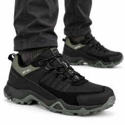 Buty męskie sportowe trekkingowe DK SPIDER SOFTSHELL. Czarne buty trekkingowe męskie DK, m, bez wzorów, z jeansu, bez kaptura. Za 169.00 zł.