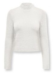 ONLY Sweter w kolorze białym rozmiar: L. Białe golfy damskie Only, l, bez wzorów, bez ramiączek. Za 57.06 zł.
