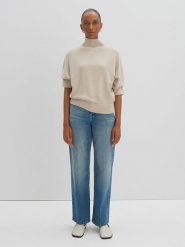 Someday Sweter "Uticia" w kolorze beżowym rozmiar: 42. Brązowe golfy damskie Someday, bez wzorów, bez ramiączek. Za 131.74 zł.