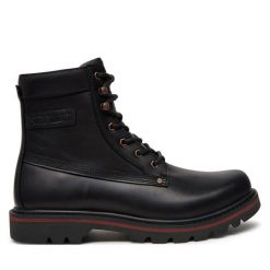 Kozaki CAT Footwear. Czarne buty zimowe męskie CAT Footwear, bez zapięcia. Za 719.99 zł.
