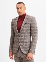 Finshley & Harding London kurtka modułowa - Brixdon Mężczyźni Slim Fit beżowy|brązowy, 98. Brązowe kurtki męskie Finshley & Harding London, m, bez wzorów, eleganckie, bez kaptura. Za 479.95 zł.