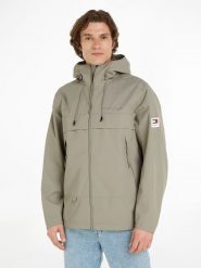 TOMMY JEANS Kurtka przejściowa w kolorze zielonym rozmiar: XL. Zielone kurtki męskie Tommy Jeans, xl, bez wzorów, z jeansu, bez kaptura. Za 399.71 zł.
