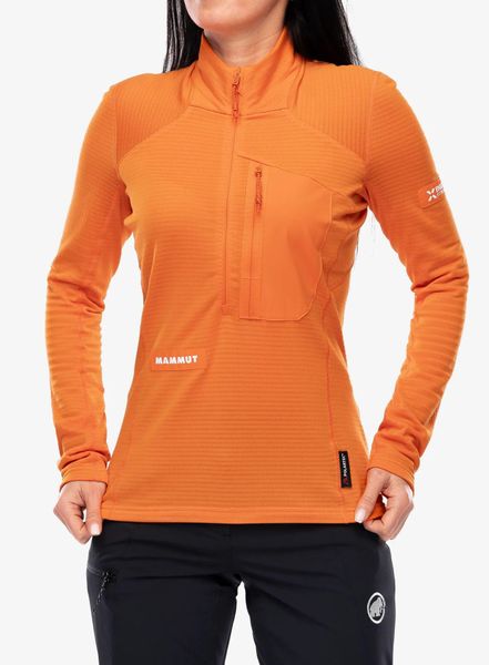 Bluza damska bez kaptura Mammut Eiger Nordwand Advanced FL Half Zip Pull. Brązowe bluzy z kapturem damskie Mammut, xs, z materiału. Za 654.49 zł.