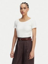 Weekend Max Mara Bluzka Multig 2615941122 Biały Regular Fit. Białe bluzki damskie Weekend Max Mara, l, bez wzorów, z bawełny, bez ramiączek. Za 369.99 zł.