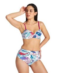 Strój kąpielowy damski dwuczęściowy na basen plażę Arena Cecilia. Niebieskie bikini damskie Arena, bez wzorów. Za 101.98 zł.