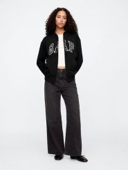 GAP Bluza w kolorze czarnym rozmiar: S. Czarne bluzy z kapturem damskie GAP, s. Za 158.47 zł.