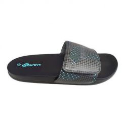 Beco beactive klapki unisex czarno-turkusowe. Czarne klapki damskie 47 Brand, bez wzorów, z syntetyku, bez obcasa. Za 249.99 zł.