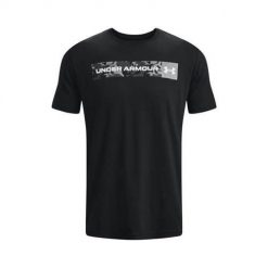 Koszulka sportowa męska Under Armour 1376830001. Czarne t-shirty sportowe męskie Under Armour, m, bez ramiączek, trekkingowe. Za 219.99 zł.