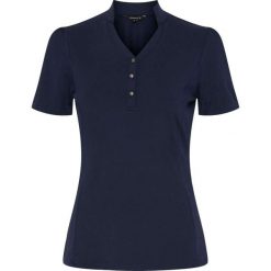 Damska koszulka do jazdy konnej Equipage Josie. Niebieskie t-shirty damskie EQUIPAGE, bez wzorów, bez kołnierzyka. Za 254.50 zł.
