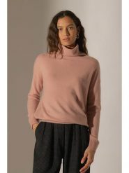 Perfect Cashmere Kaszmirowy golf "Nethan" w kolorze szaroróżowym rozmiar: S. Różowe golfy damskie Perfect Cashmere, s, bez wzorów, z kaszmiru, bez ramiączek. Za 405.61 zł.