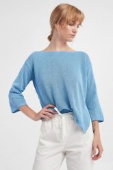 Sweter damski Yen MARELLA MONOCHROME. Swetry klasyczne damskie Marella, s, bez kołnierzyka. W wyprzedaży za 493.35 zł.