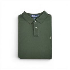 Polo Ralph Lauren męska koszulka z krótkim rękawem. Zielone koszulki polo męskie Ralph Lauren, l, bez wzorów, z tkaniny, bez ramiączek. Za 127.76 zł.