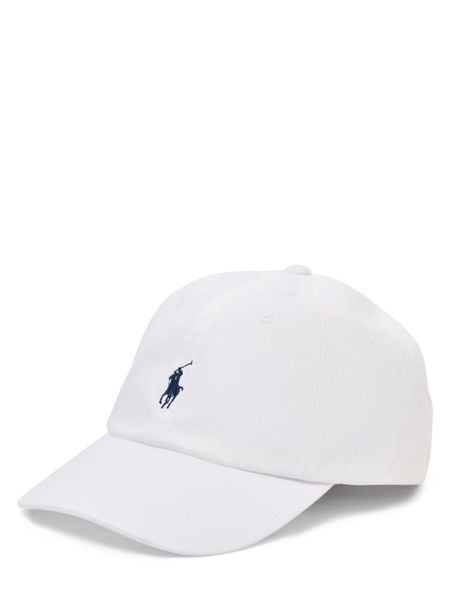 Polo Ralph Lauren czapka z daszkiem Kobiety Bawełna biały, ONE SIZE. Białe czapki z daszkiem damskie Polo Ralph Lauren, bez wzorów, z bawełny. Za 359.95 zł.