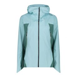 Kurtka przeciwdeszczowa damska CMP. Czarne kurtki damskie CMP, z kapturem. W wyprzedaży za 309.99 zł.