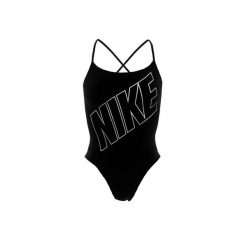 Strój pływacki jednoczęściowy damski Nike Hydrastrong Adjustable Crossback. Czarne stroje jednoczęściowe damskie Nike, bez wzorów. Za 199.99 zł.