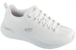 Buty sportowe damskie, Arch Fit 2.0 - Star Bound. Białe buty sportowe na co dzień damskie Skechers, bez wzorów, z materiału, trekkingowe. Za 399.99 zł.