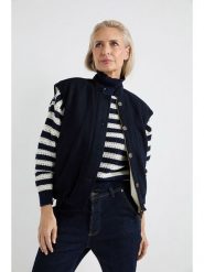 Josephine & Co Kamizelka "Alex" w kolorze granatowo-białym rozmiar: 40. Białe kamizelki damskie Josephine & Co, z wełny. Za 219.08 zł.