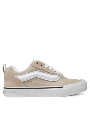 Vans Tenisówki Knu Skool VN000CS0BLL1 Beżowy. Brązowe trampki i tenisówki damskie Vans, bez wzorów, ze skóry. Za 249.99 zł.