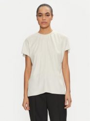 Calvin Klein Bluzka K20K207839 Écru Regular Fit. Bluzki damskie CALVIN KLEIN, bez wzorów, z wiskozy, bez ramiączek. Za 309.99 zł.