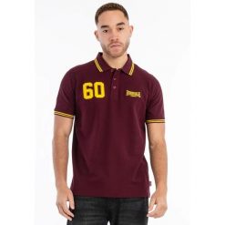 Koszulka polo o klasycznym kroju Lonsdale Hellister. Czerwone koszulki polo męskie Lonsdale, m, z aplikacjami, z bawełny, bez ramiączek. Za 183.00 zł.