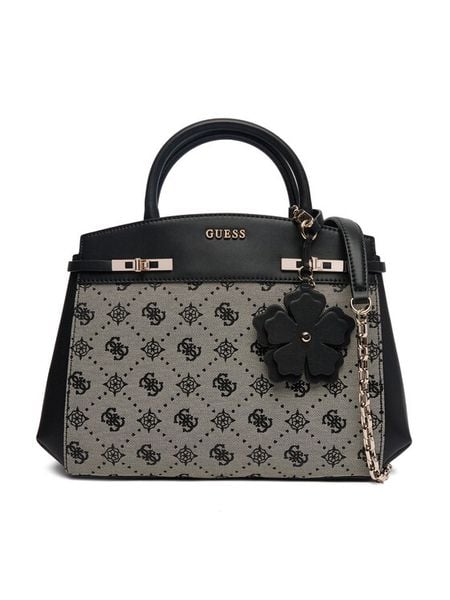 Guess Torebka Melinda HWJP99 02060 Czarny. Czarne torebki klasyczne damskie Guess, z aplikacjami, ze skóry, bez dodatków. Za 679.99 zł.