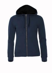 Clique Classic Hoody Full Zip Women - bluza z kapturem na zamek. Niebieskie bluzy z kapturem damskie CLIQUE, m, z bawełny. Za 330.15 zł.